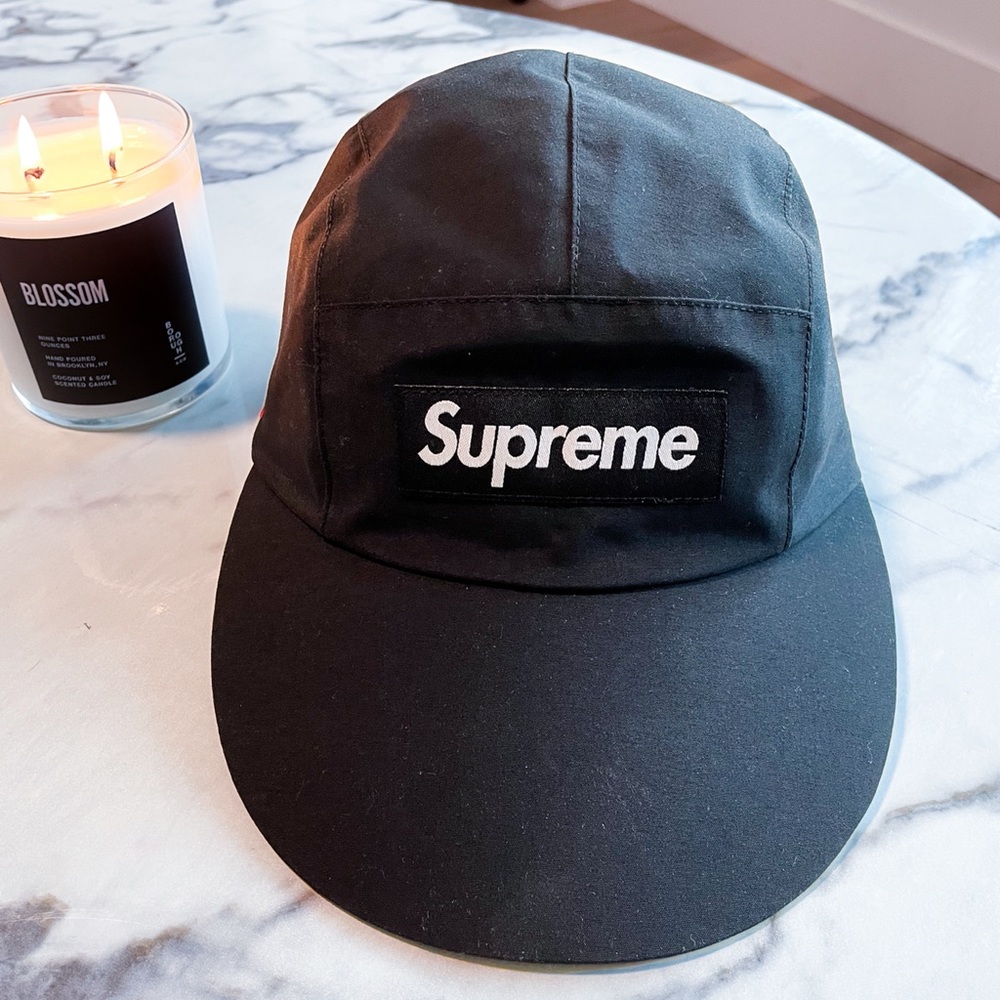 Supreme Gore-Tex Long Bill Camp Cap BLACK